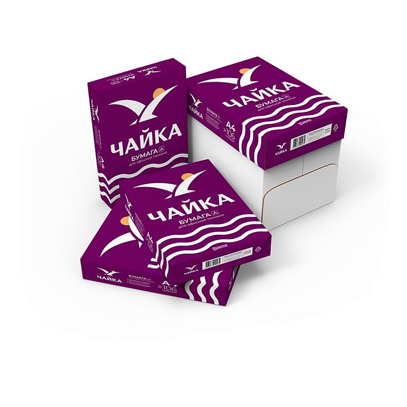 Бумага Чайка А4, Марка А, 500л.