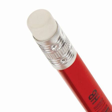 Карандаш чернографитный STAFF "Basic" BLP-744, 1 шт., НВ, с ластиком, пластик, корпус ассорти, 181744 