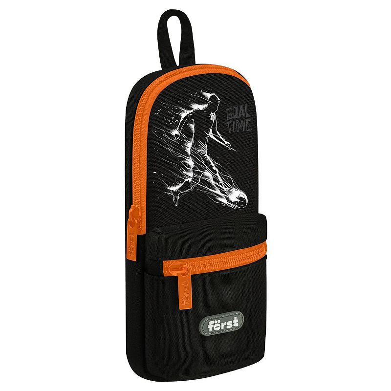 Пенал мягкий 1 отделение, 1 карман, 210*90*40 Först "Goal time", текстиль
