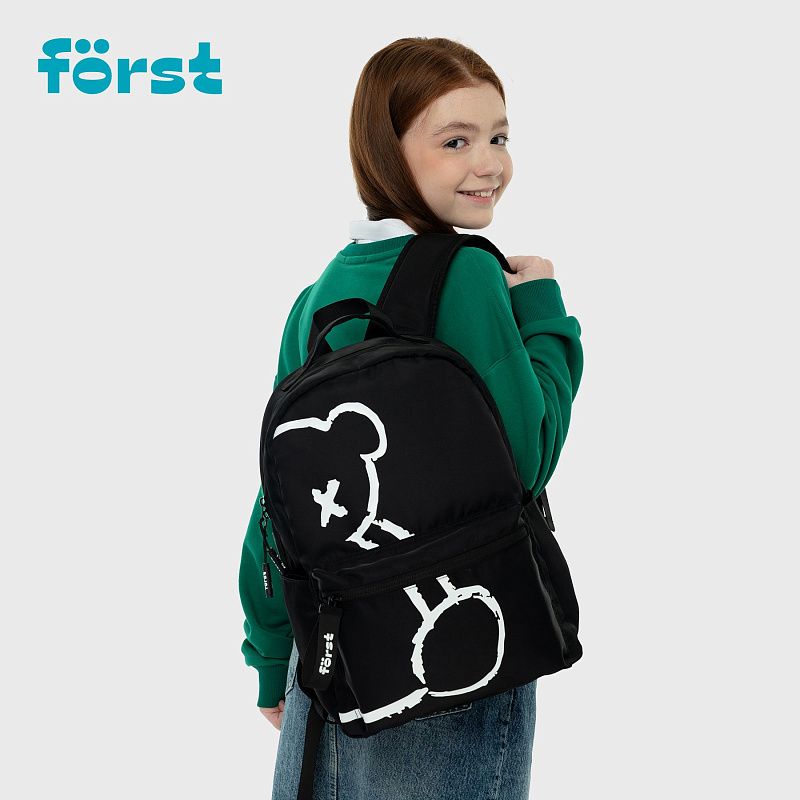 Рюкзак Först F-Spirit "Hype Beast" 40*29*13см, 1 отделение, 3 кармана, уплотненная спинка 