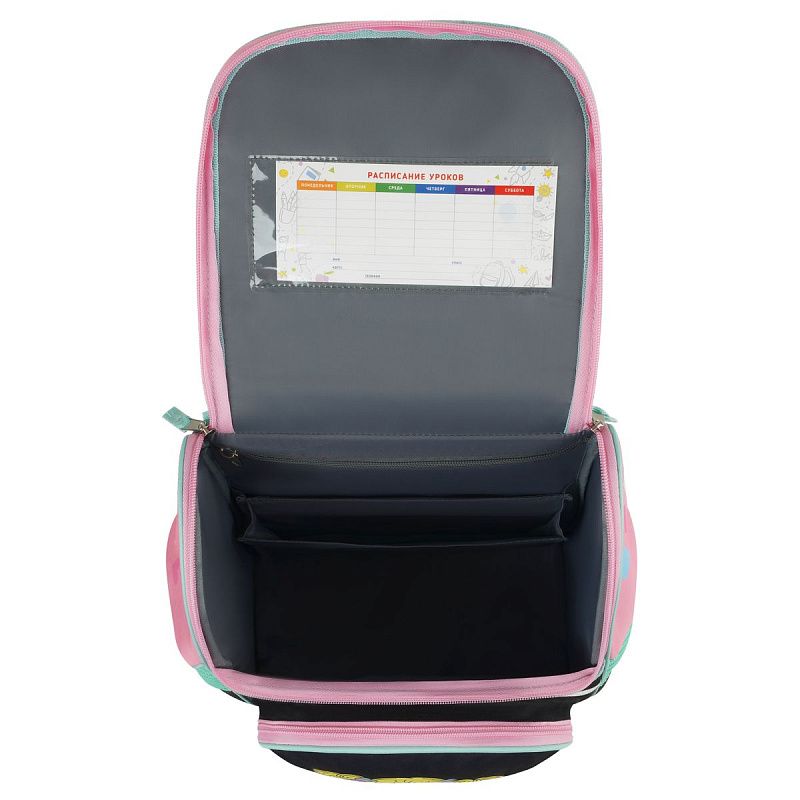 Ранец ArtSpace Junior "Pretty" 37*28*21см, 1 отделение, 3 кармана, анатомическая спинка 