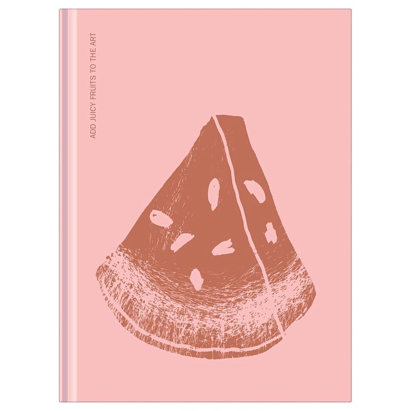 Бизнес-блокнот А6, 80л., BG "Juicy fruits", soft-touch ламинация