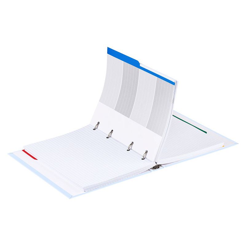 Тетрадь на кольцах А5, 240л., BG "Васильковое настроение", с разделителями, матовая ламинация