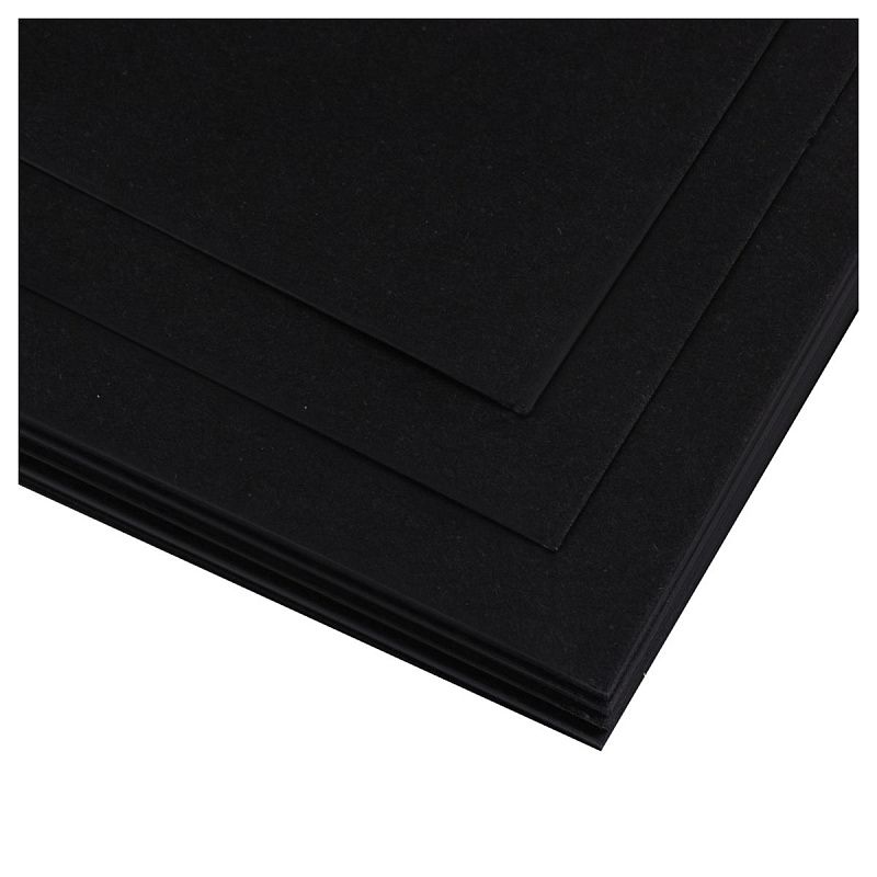 Скетчбук 40л., А5 ArtSpace "Black line. Strokes", на гребне, черный блок, 120г/м2