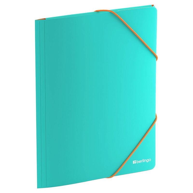 Папка на резинке Berlingo "Soft Touch Pro" А4, пластик, 600мкм, софт-тач, ассорти 