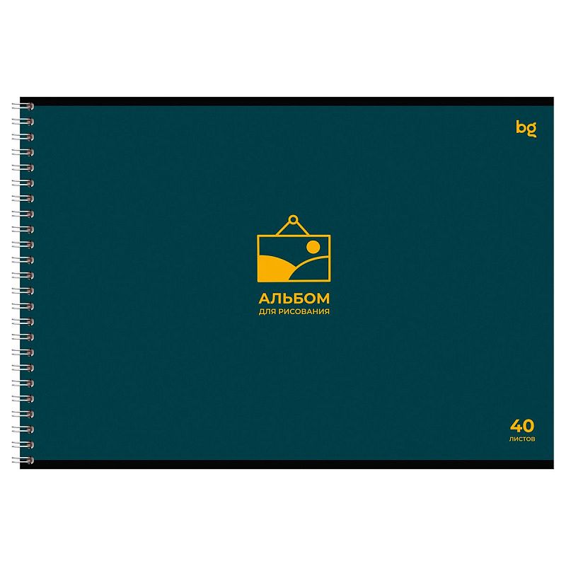 Альбом для рисования 40л., А4, на гребне BG "Минимализм"