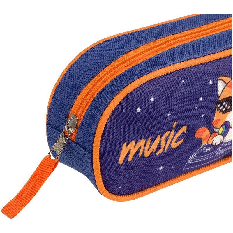 Пенал 210*80*45 ArtSpace "Music Cat", полиэстер 