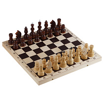 Шахматы ТРИ СОВЫ турнирные, деревянные с деревянной доской 40*40см