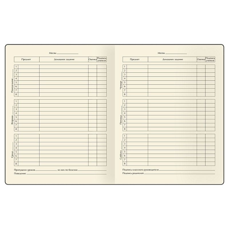 Дневник 1-11 кл. 48л. (твердый) BG "Снежный барс", матовая ламинация, выб. лак