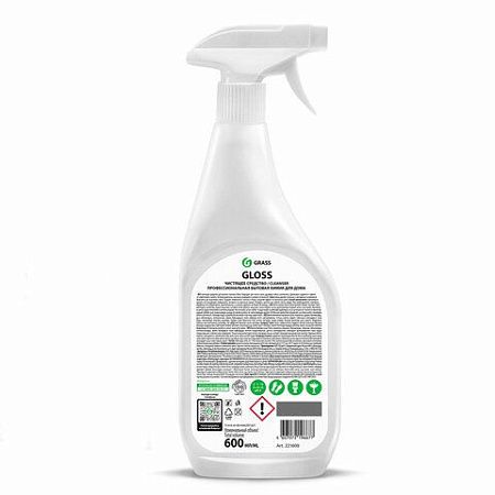 Средство для уборки сантехнических блоков 600 мл GRASS GLOSS, кислотное, спрей, 221600 
