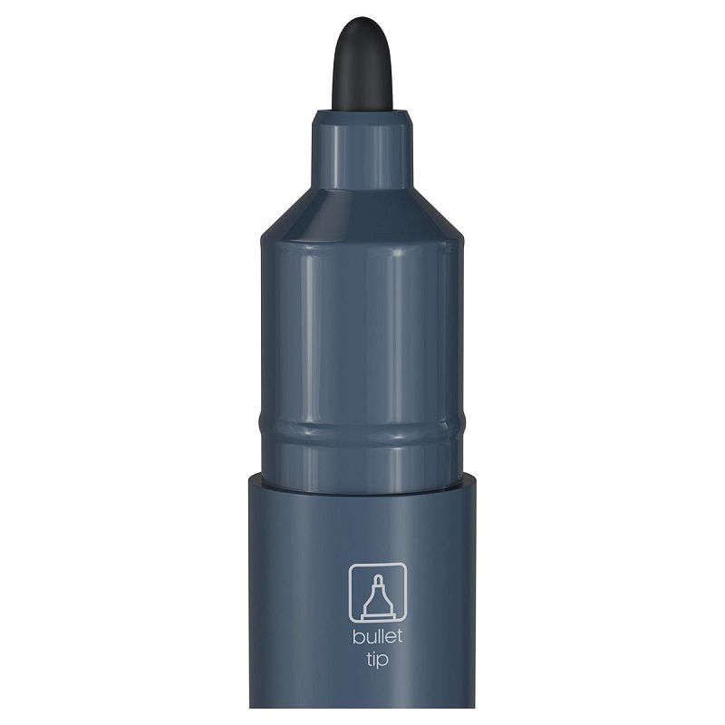 Набор перманентных маркеров Berlingo "Multiline PE200" 03цв., пулевидный, 2,0мм, блистер 