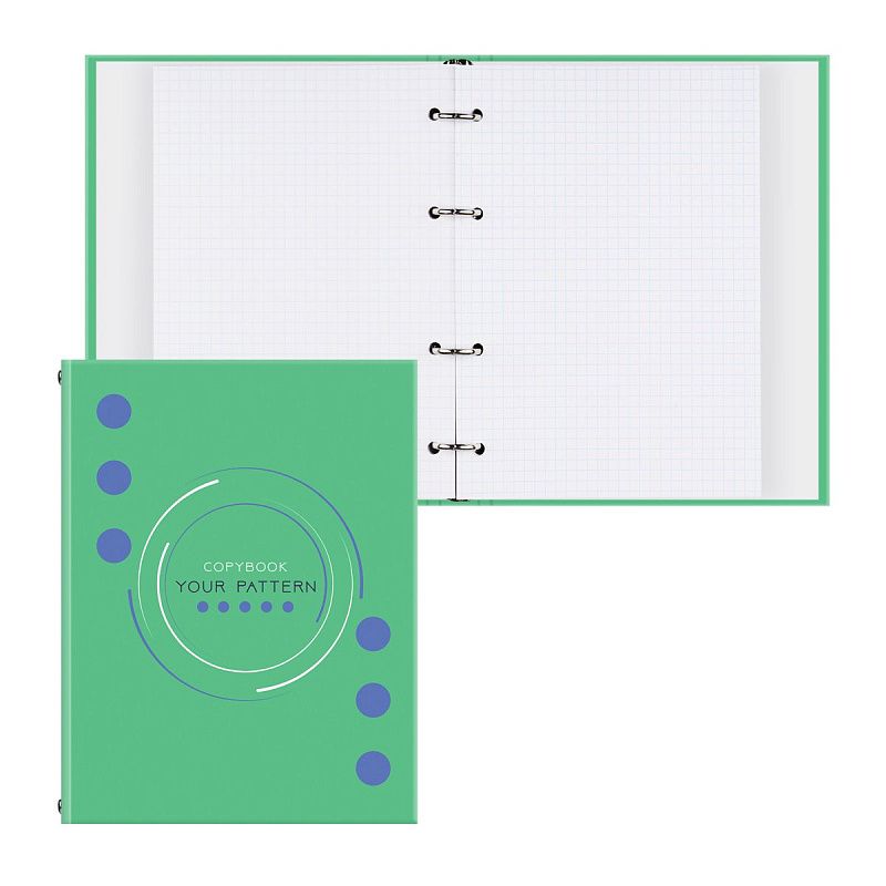 Тетрадь на кольцах А5, 120л., BG "Your pattern", глянцевая ламинация