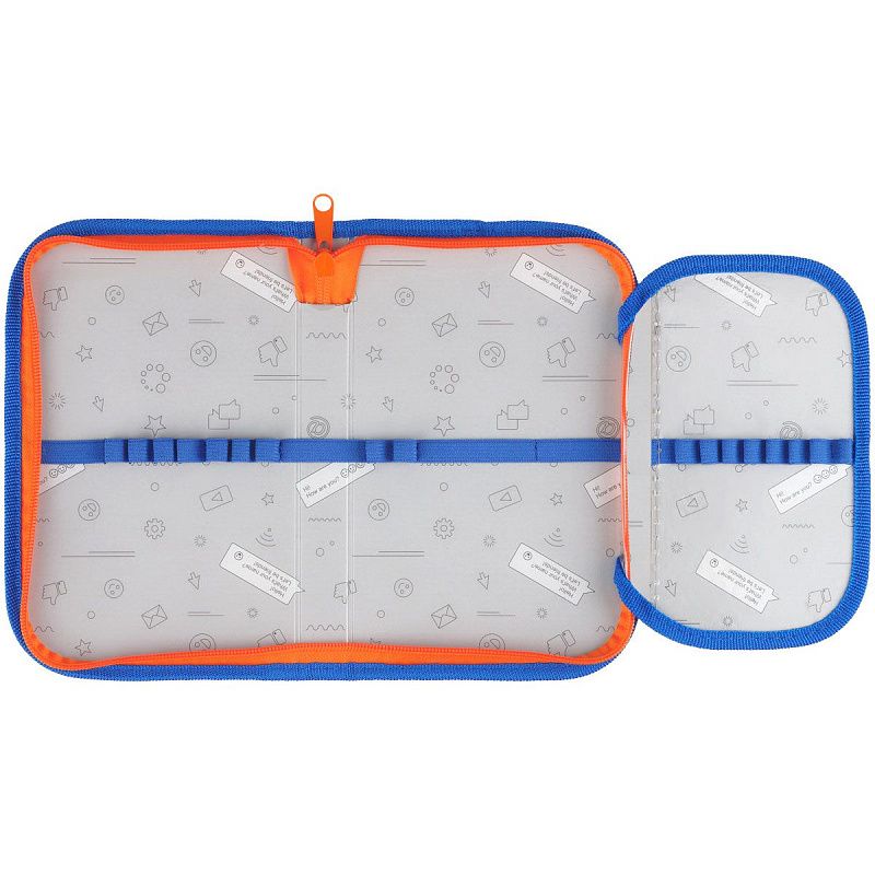 Пенал 1 отделение, 200*130 ArtSpace "Meow Space", доп. секция, ткань 