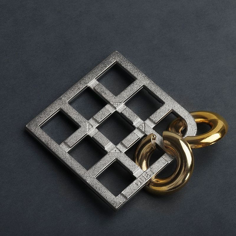 Головоломка металлическая большая ТРИ СОВЫ "Лабиринт", 3 уровень сложности 