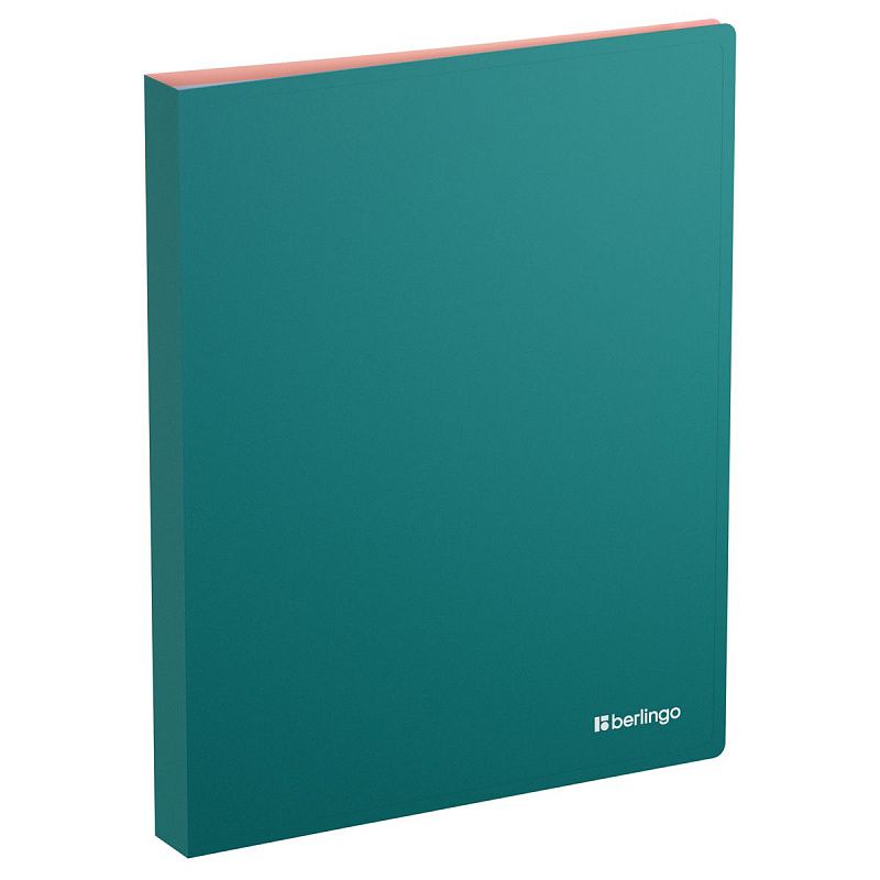 Папка с 60 вкладышами Berlingo "Soft Touch Pro", 30мм, 700мкм, с внутр. карманом, софт-тач, ассорти 