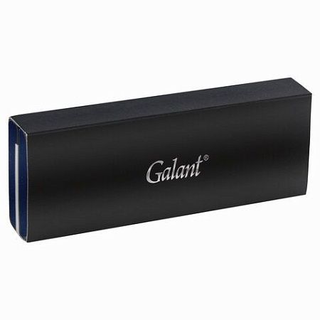 Ручка подарочная шариковая GALANT "Vitznau", корпус серый, золотистые детали, пишущий узел 0,7 мм, синяя, 141664 
