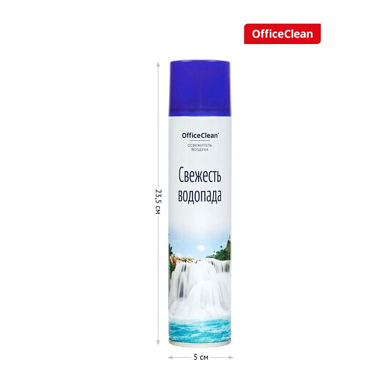 Освежитель воздуха аэрозольный OfficeClean "Свежесть водопада", 300мл 
