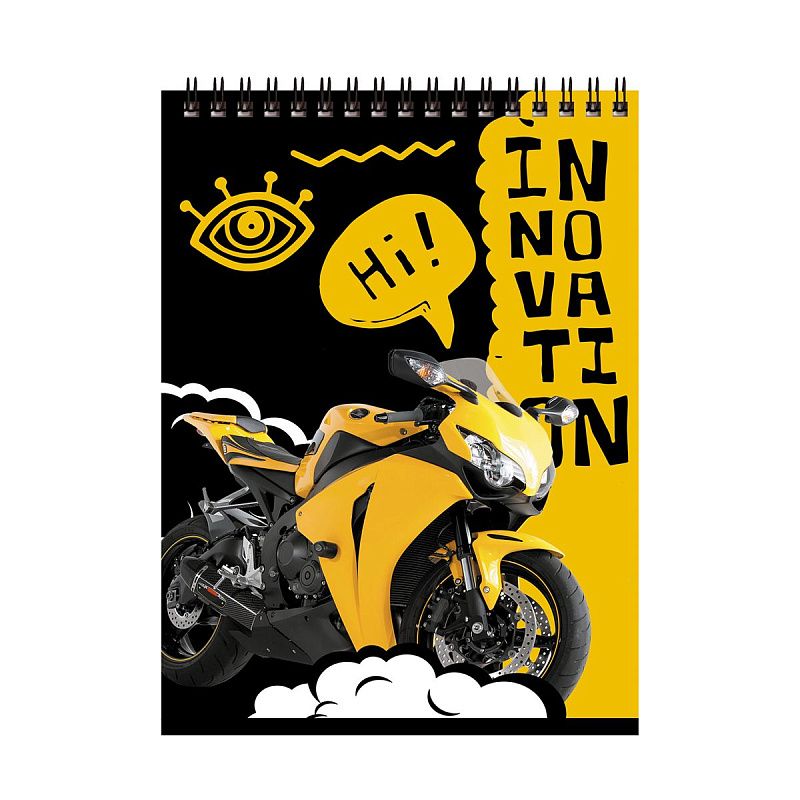 Блокнот А5 40л. на гребне BG "Будь смелее"