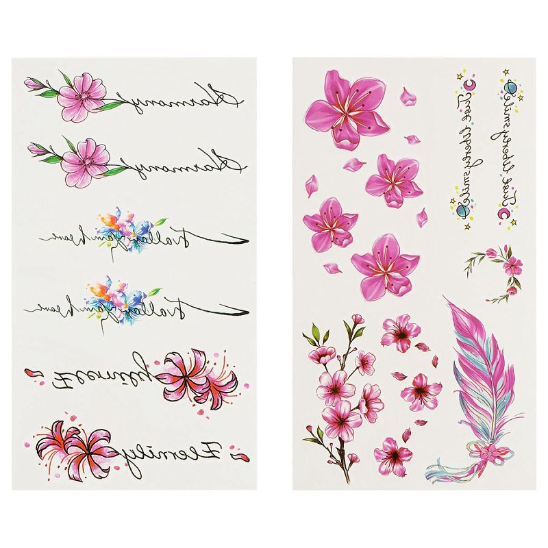 Наклейка-тату MESHU "Light", 22*10см, инд. уп., европодвес