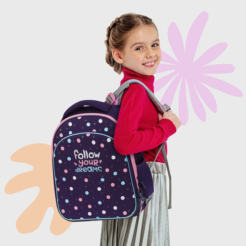 Ранец Berlingo Expert Plus "Colored dots" 38*29*15см, 2 отделения, 2 кармана, анатомическая спинка 