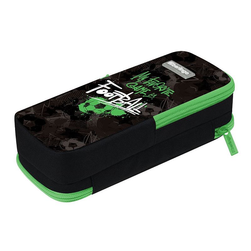 Пенал 2 отделения, 205*80*55 Berlingo "My favorite game", полиэстер, внутренний органайзер, магнит