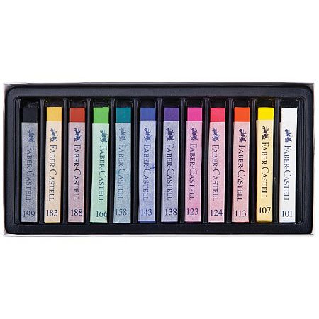 Пастель Faber-Castell "Soft pastels", 12 цветов, картон. упаковка