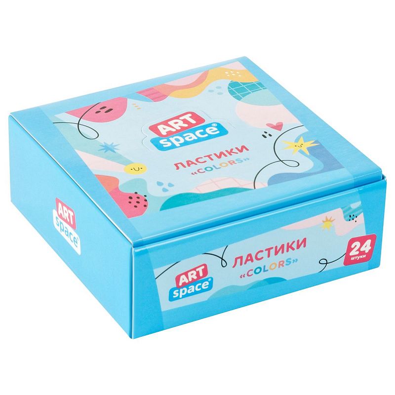 Ластик ArtSpace "Colors", прямоугольный, 44*22*11мм 