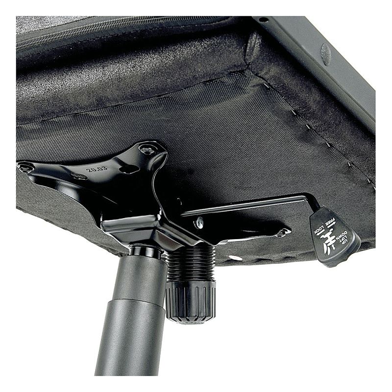 Кресло руководителя Helmi HL-E40 "Blockchain", ткань черная