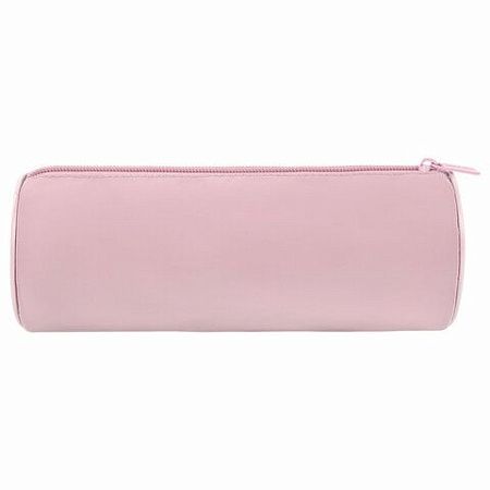 Пенал-тубус BRAUBERG, с эффектом Soft Touch, мягкий, Pastel pink, 272299 
