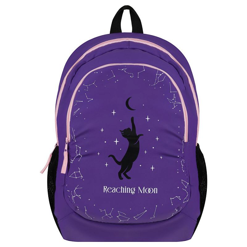 Рюкзак ArtSpace Classic "Get the Moon", 45*30*16 см, 2 отделения, 2 кармана, PU покрытие, уплотн. спинка 