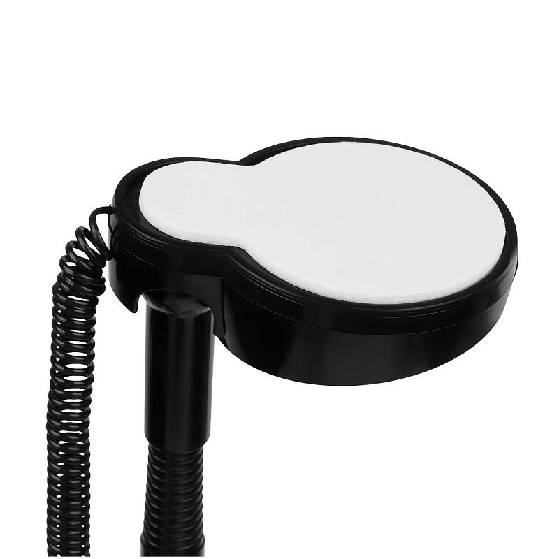 Ручка шариковая настольная OfficeSpace синяя, 0,7мм, черный корпус, черная подставка, европодвес 