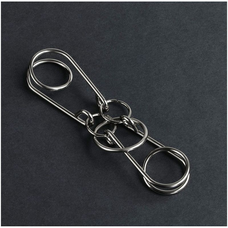 Головоломка металлическая средняя ТРИ СОВЫ, ассорти, 3 уровень сложности 