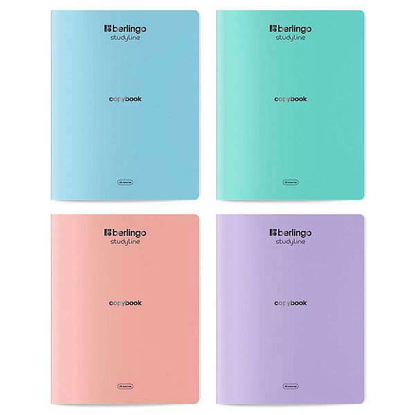 Тетрадь 48л., A5, клетка Berlingo "Instinct", 80г/м2, софт-тач, ассорти