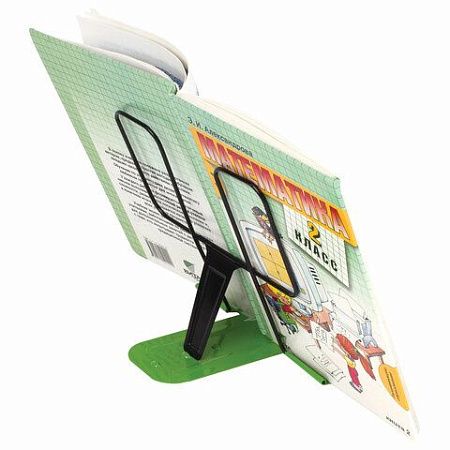 Подставка для книг ЮНЛАНДИЯ "ORIGINAL", металлическая, ассорти, европодвес, 237209 