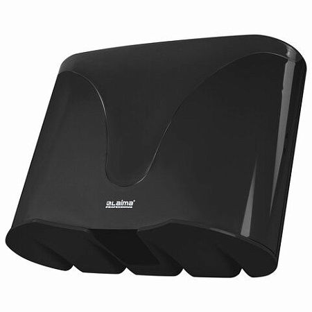 Диспенсер для полотенец EXTRA LAIMA PROFESSIONAL, (Система H2), Z-сложения, черный, ABS-пластик, 609473, 303369 