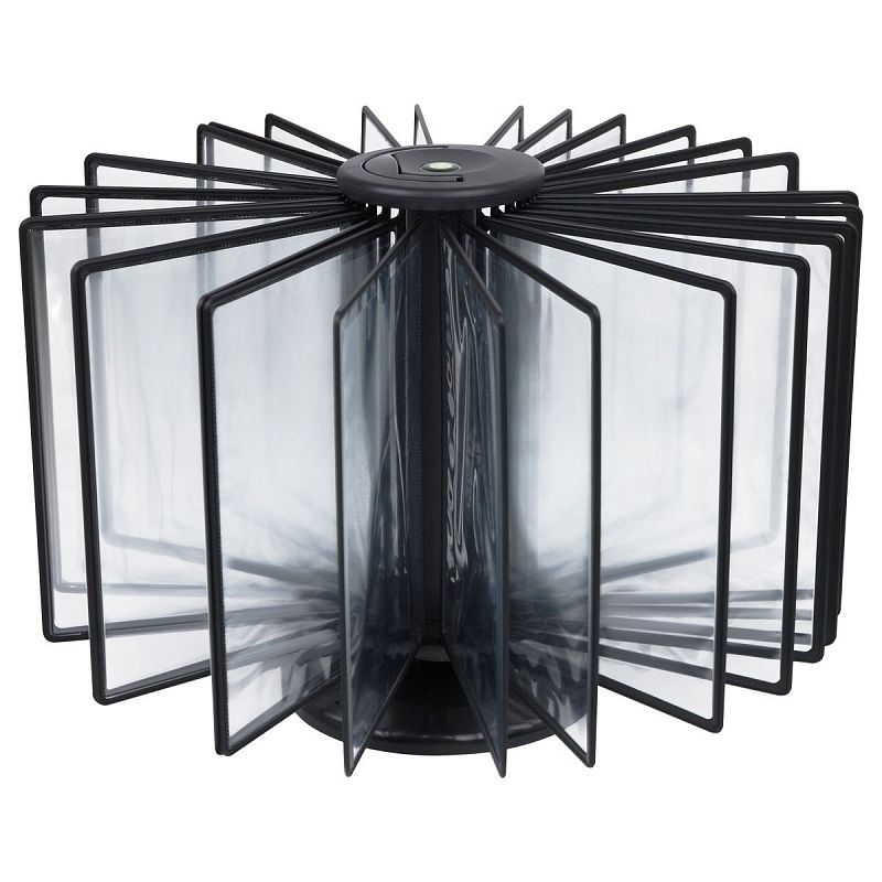 Демосистема настольная OfficeSpace с 30 черными панелями, вращающаяся