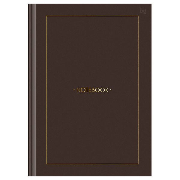 Бизнес-блокнот А5, 80л., евроформат, BG "Minimal", глянцевая ламинация, тиснение фольгой