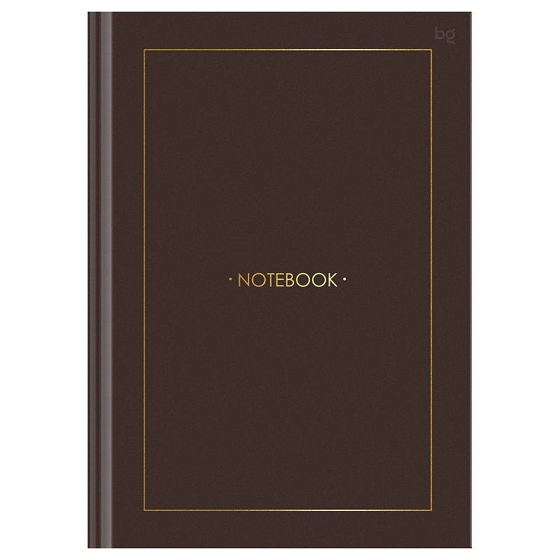 Бизнес-блокнот А5, 80л., евроформат, BG "Minimal", глянцевая ламинация, тиснение фольгой