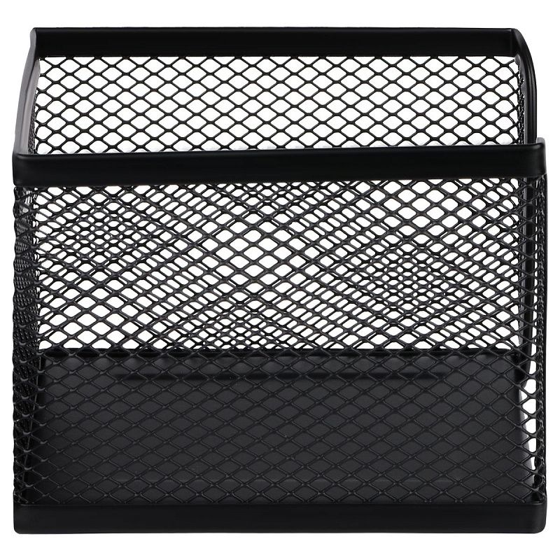 Подставка для бумажного блока СТАММ, 9*9*5см, металлическая, черная