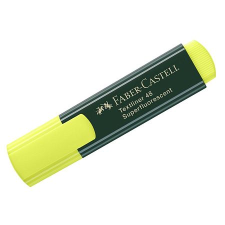 Текстовыделитель Faber-Castell "48" желтый, 1-5мм 