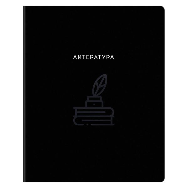 Тетрадь предметная 48л. BG "Минимализм" - Литература, выб.лак