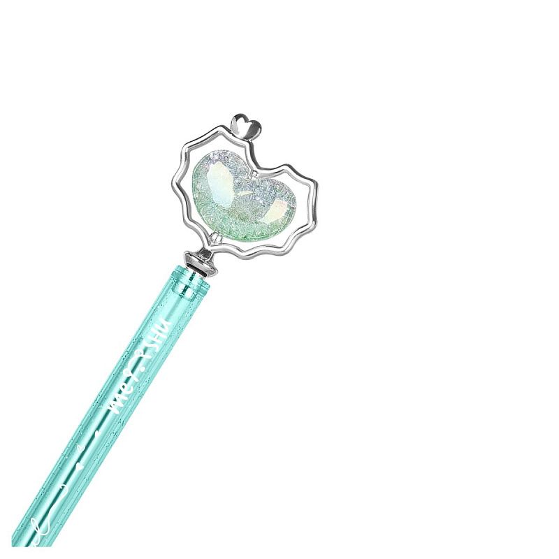 Ручка шариковая MESHU "Heart" синяя, 0,5мм, корпус ассорти 