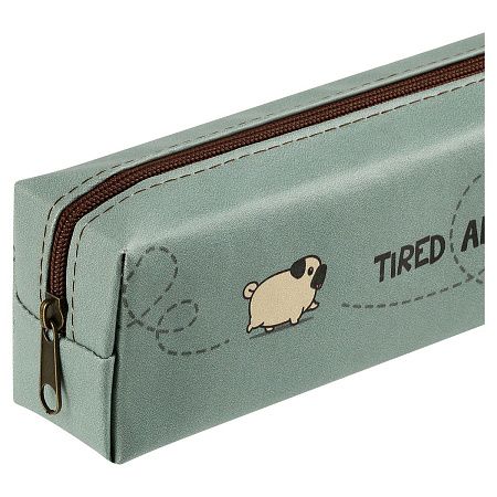 Пенал мягкий 200*55*40 MESHU "Tired", искусственная кожа 