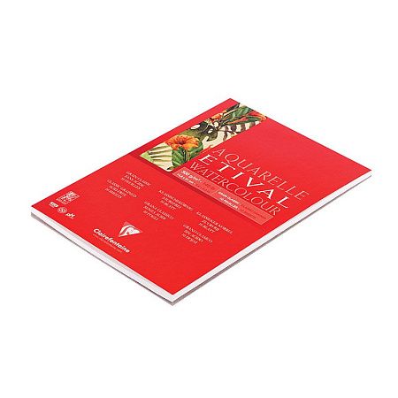 Альбом для акварели, 10л., А5, на склейке Clairefontaine "Etival", 300г/м2, классическое зерно
