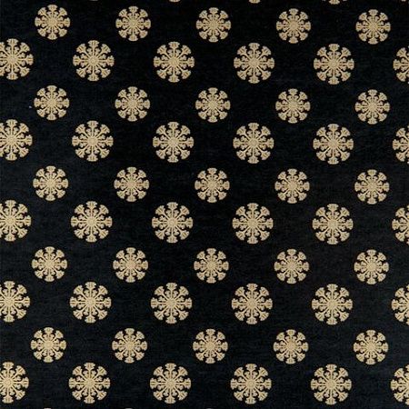 Бумага упаковочная новогодняя "Black&Gold" 70х100 см, 10 дизайнов ассорти, ЗОЛОТАЯ СКАЗКА, 591910