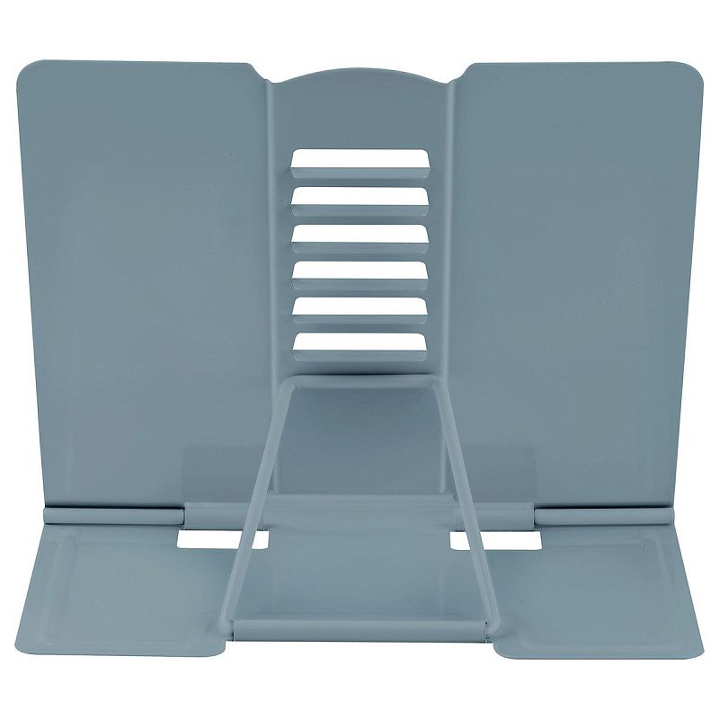 Подставка для книг СТАММ, металлическая, регулируемый угол наклона, серая 