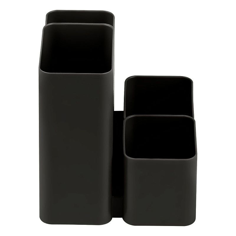 Настольная подставка СТАММ "Юниор", полистирол, черная