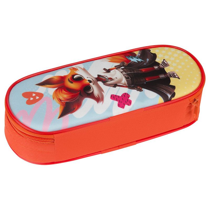 Пенал корпусный 1 отделение, 220*95*50 Мульти-Пульти "Лисичка", полиэстер 