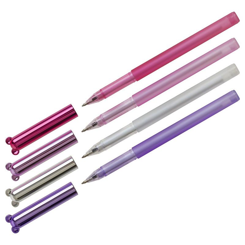 Ручка шариковая MESHU "Barbear" синяя, 0,7мм, корпус ассорти 