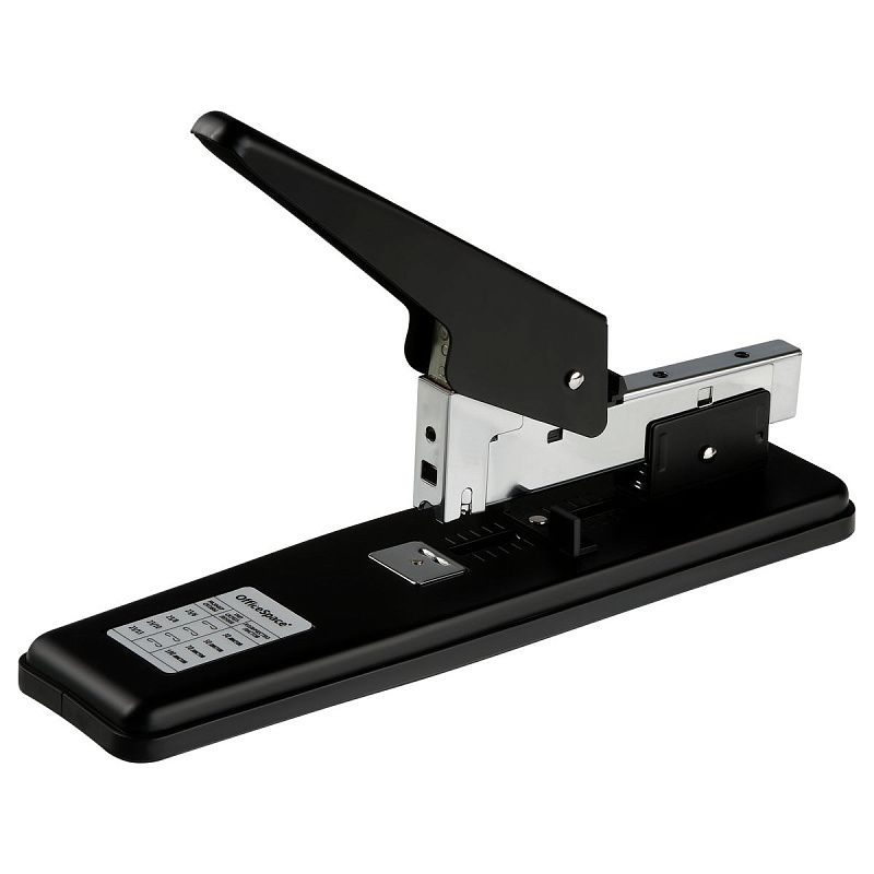 Степлер мощный №24/6-23/13 OfficeSpace "Heavy Duty" до 70л., металлический, черный